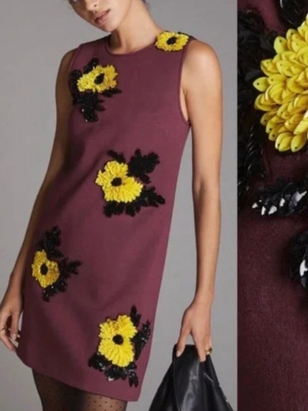 Anthropologie Dhruv Kapoor sequin sleeveless dress